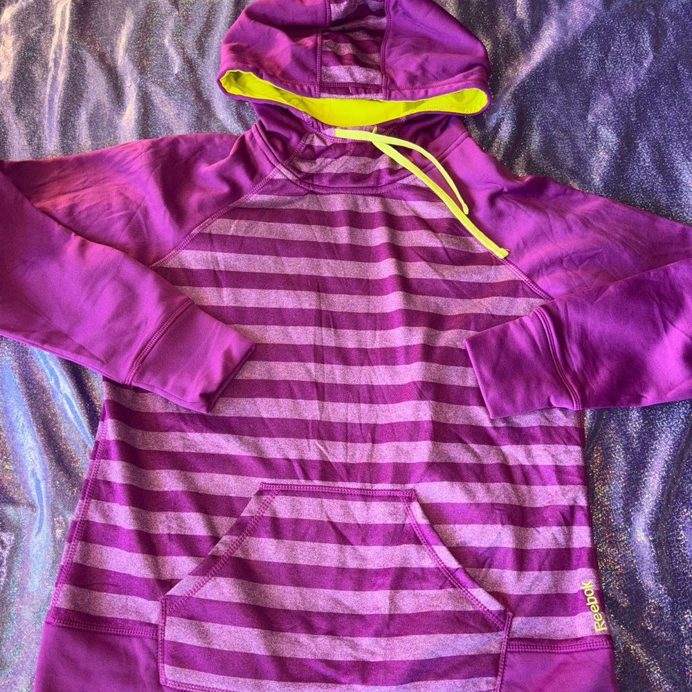 Women’s Reebok Striped Hoodie